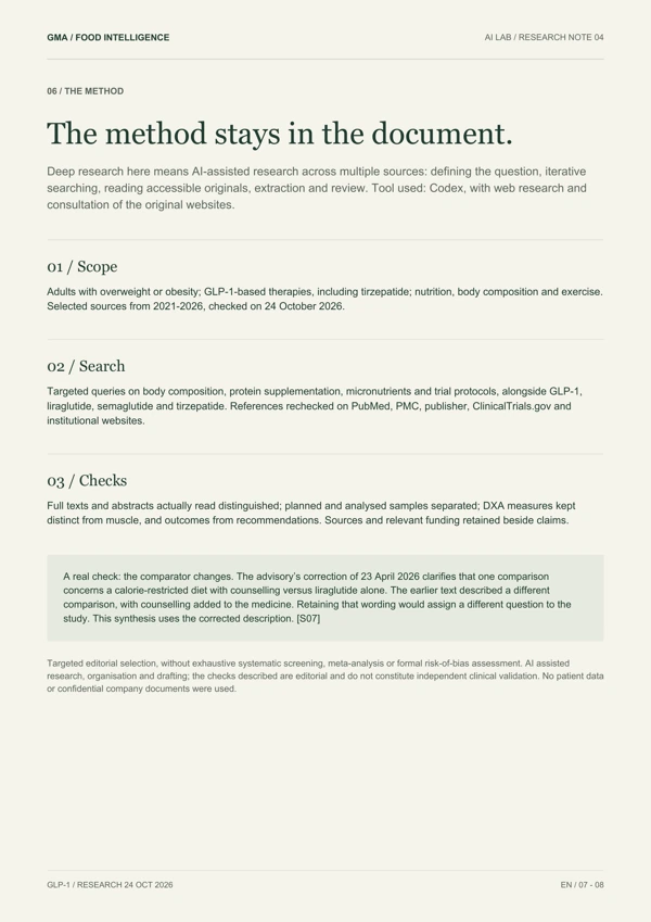 The research method · Page 7