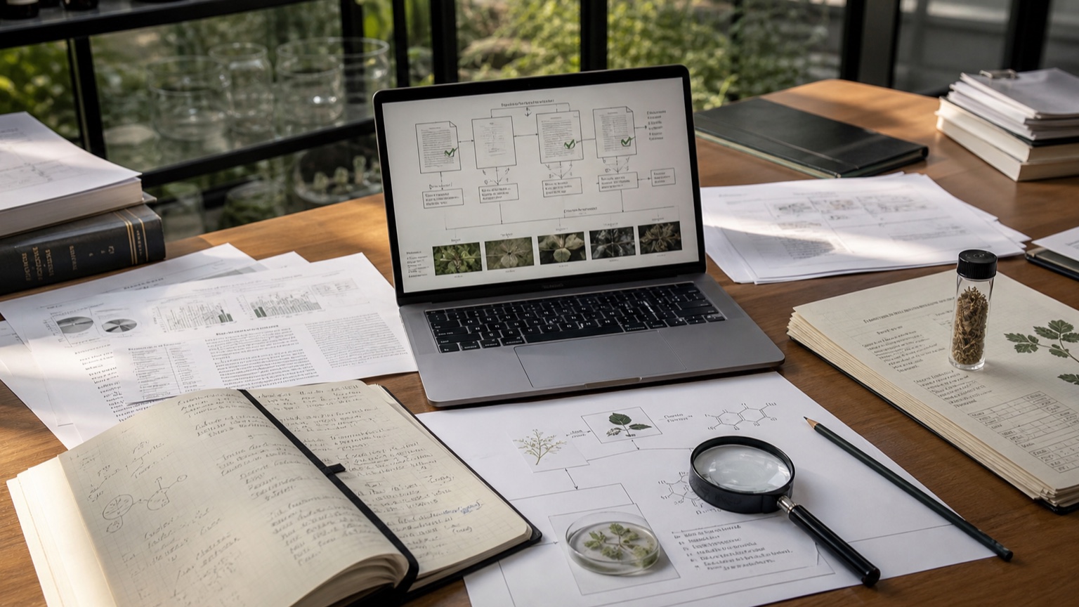 AI workflow connecting literature, microorganisms and nutraceutical compounds