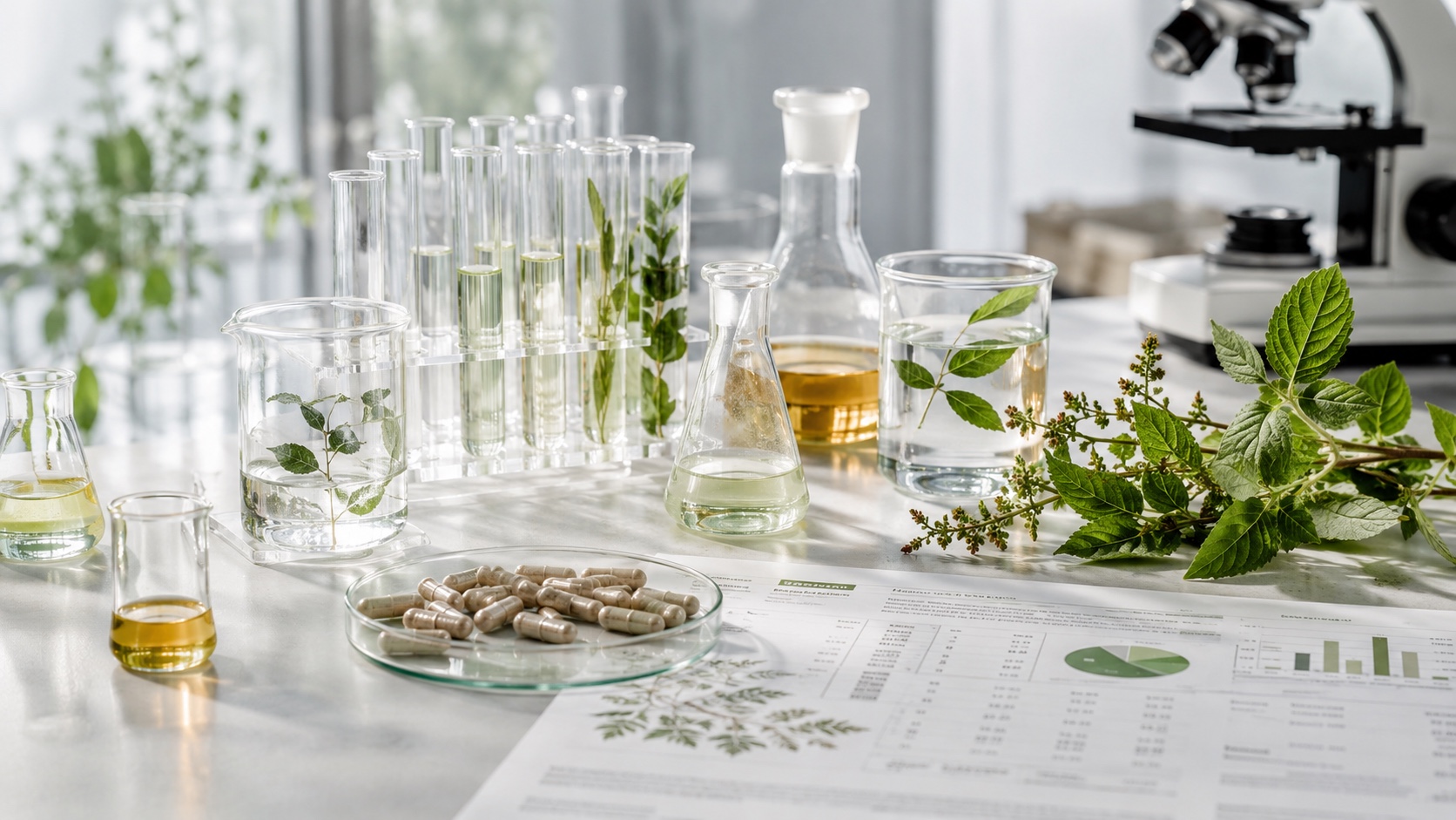 Independent analytical testing and batch traceability for food-supplement quality